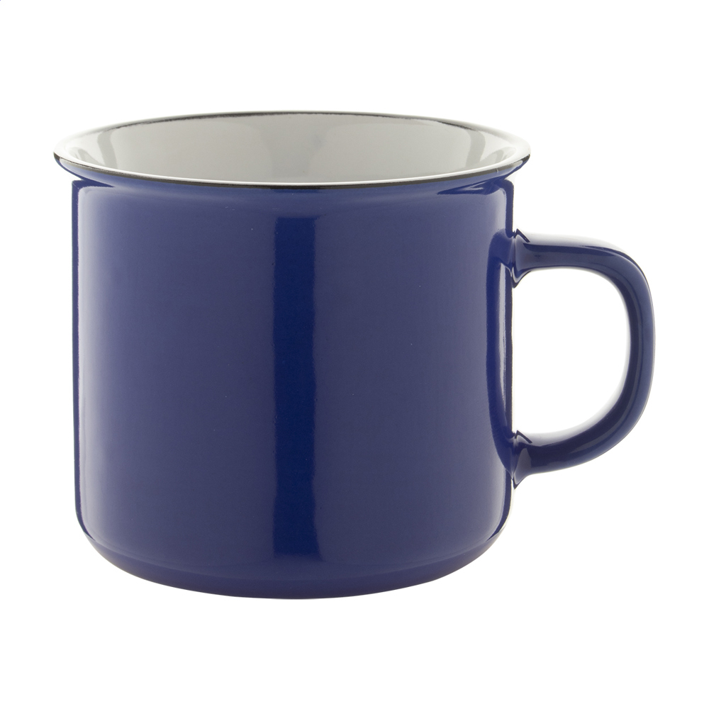 Woodstock - Tasse - blau/weiß