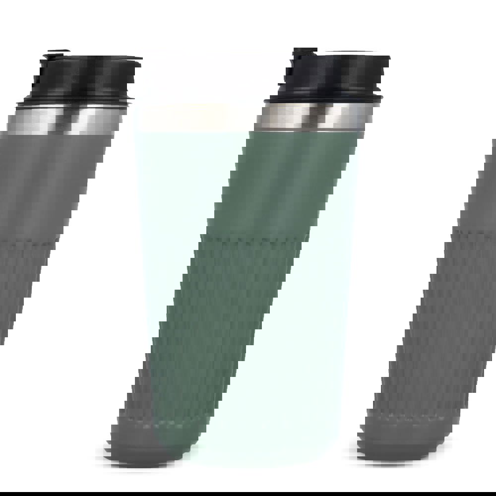 Recycelter Edelstahl-Thermobecher für Kaffee zum Mitnehmen, 400 ml