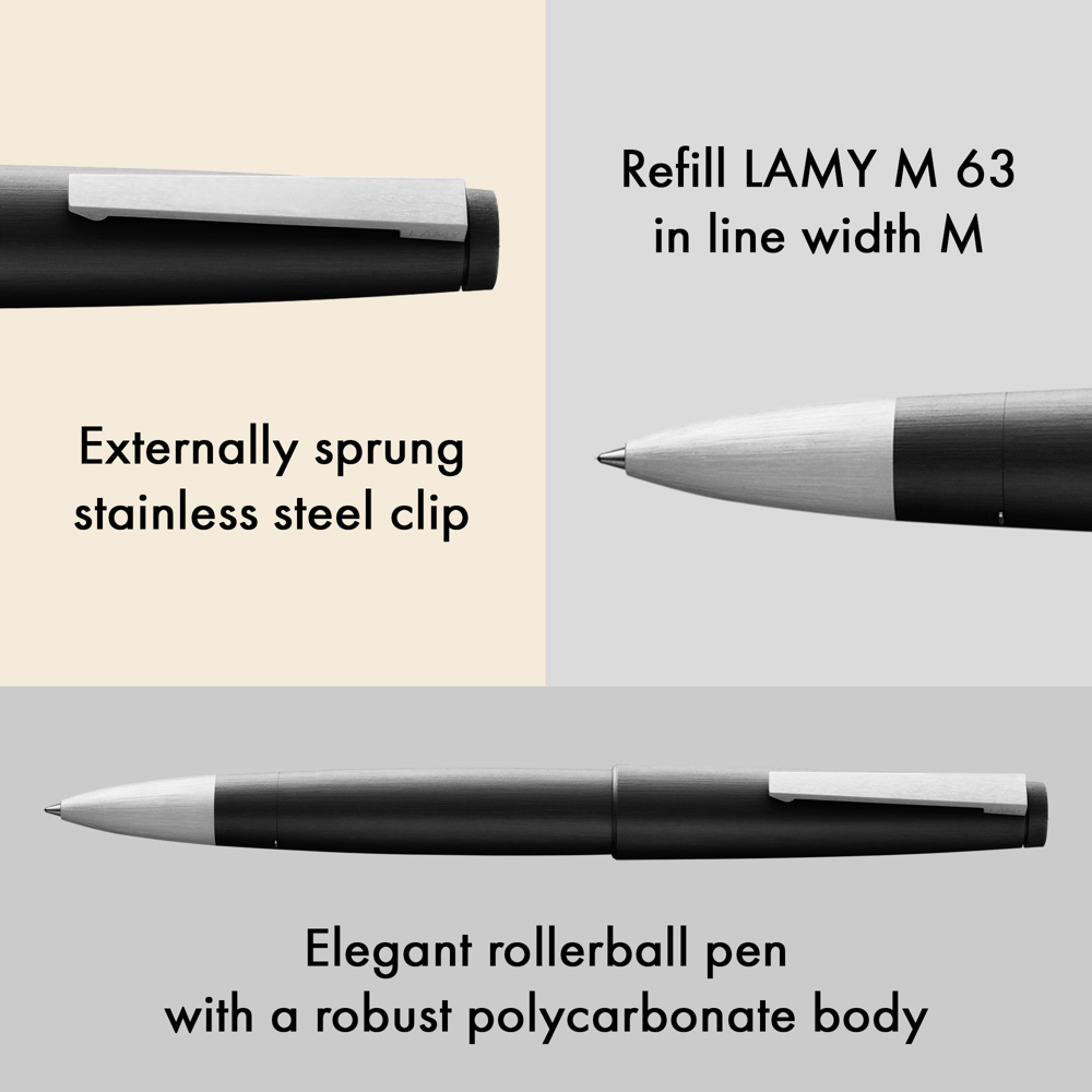 Tintenroller LAMY 2000 black