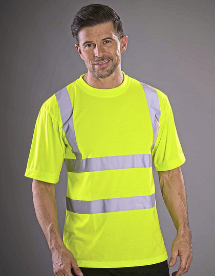 YOKO - Two Band & Brace Hi-Vis T-Shirt