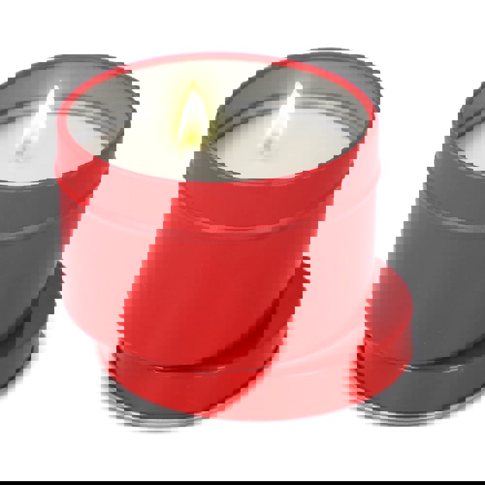 Kirtan-Duftkerze auf Pflanzenbasis in großer recycelter Dose