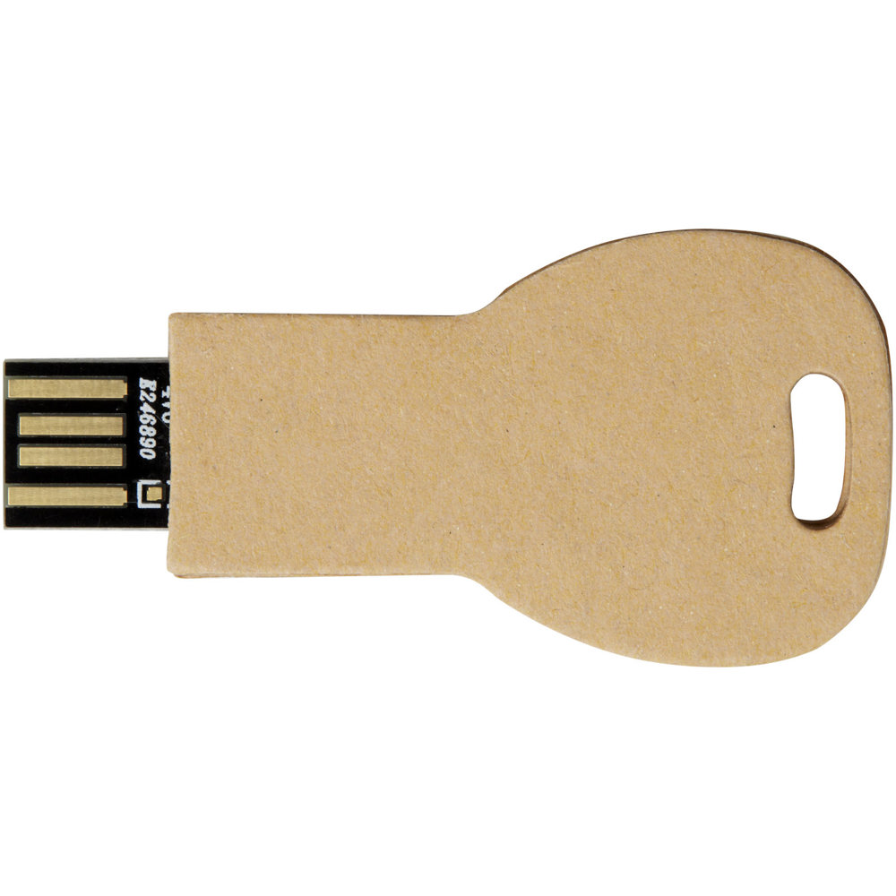 Schlüssel USB-Stick 2.0 aus recyceltem Papier