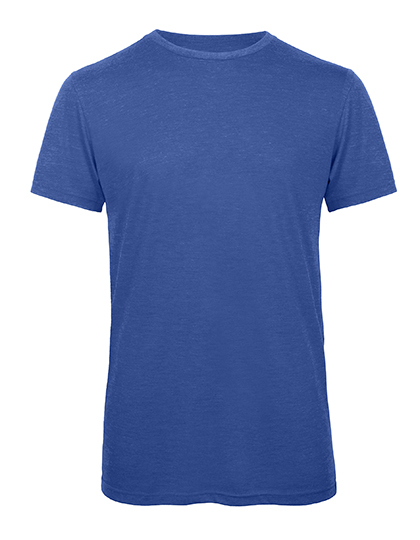 B&C BE INSPIRED - Men´s Triblend T-Shirt - Heather Royal Blue