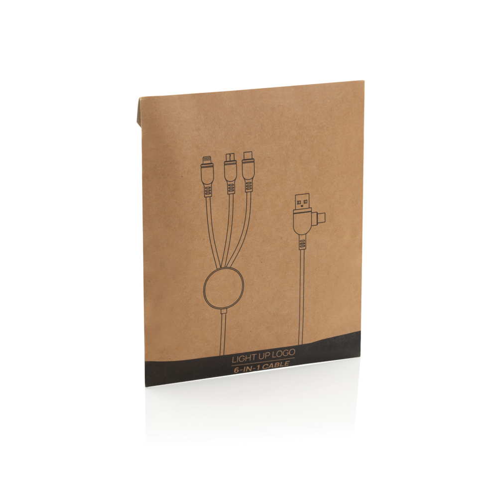 Light-Up Logo 6-in-1 Kabel