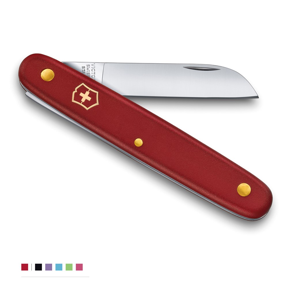 Victorinox Blumenmesser für Linkshänder - Hellgrün