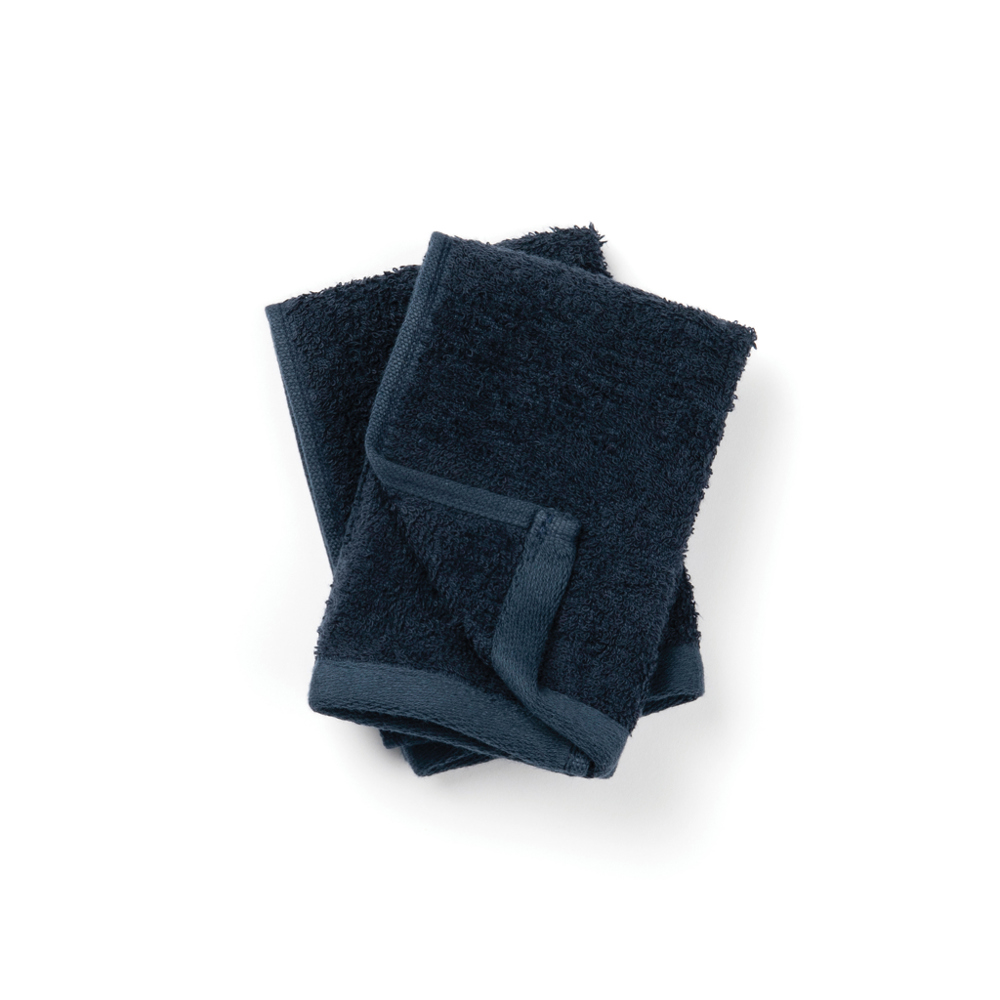 VINGA Birch Handtuch 30x30 - blau (± PMS 19-4011)