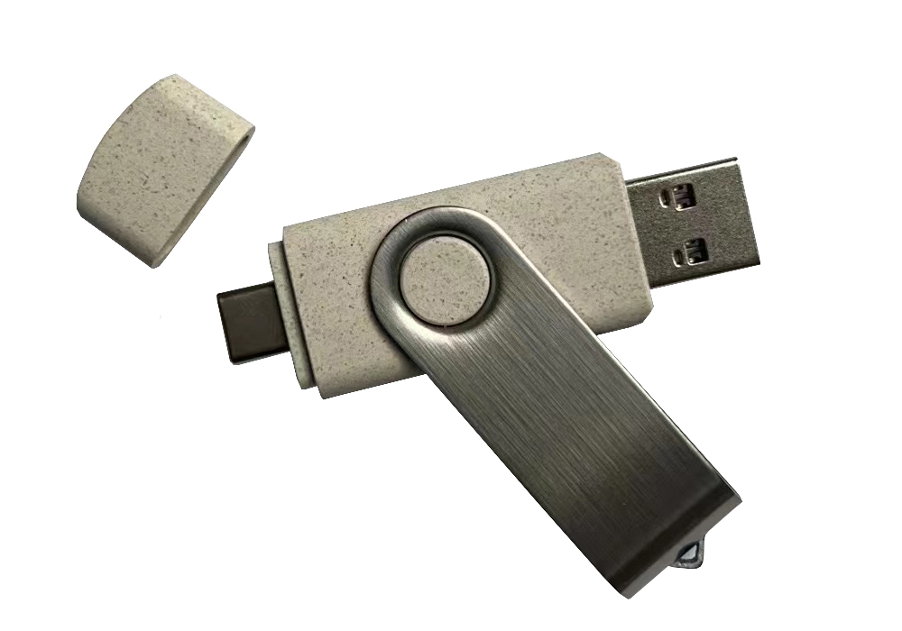 Modell C05 Weizenstroh Typ C USB 2.0 Flash Disk  16 GB Weizenstroh PMSUSB 2.0 Flash Disk 16 GB