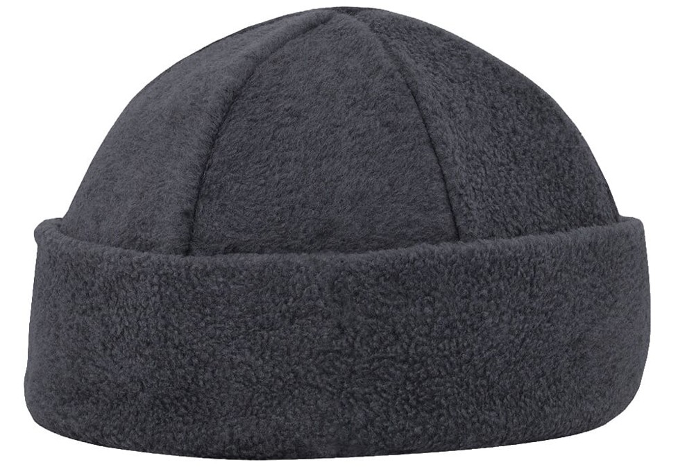 6 Panele Fleece Wintermütze - Dunkelgrau (PMS Cool Grey 11c) / Dunkelgrau