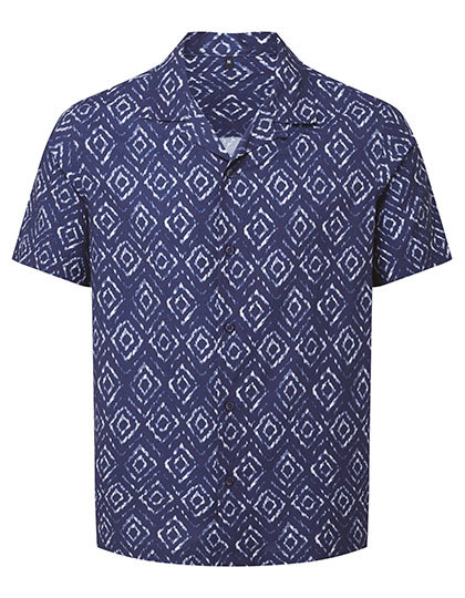 WOMBAT® - Men´s Shirt - Navy-White-Aztec