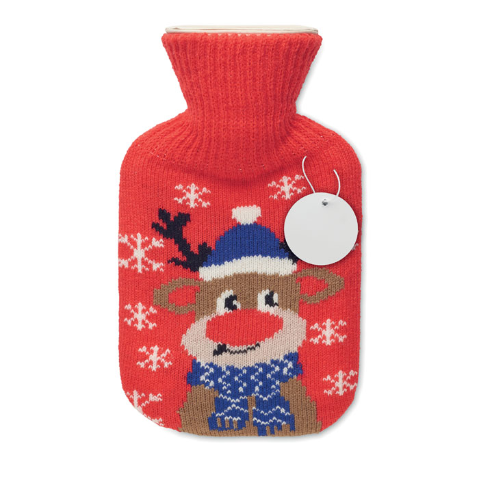 AARHUS - Wärmflasche 250ml - Rot