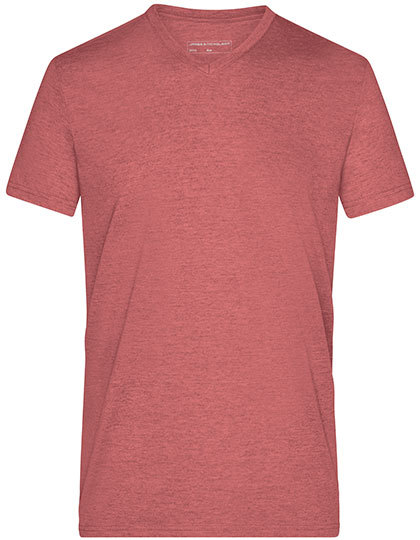 Daiber - Men´s Heather T-Shirt - Red Melange