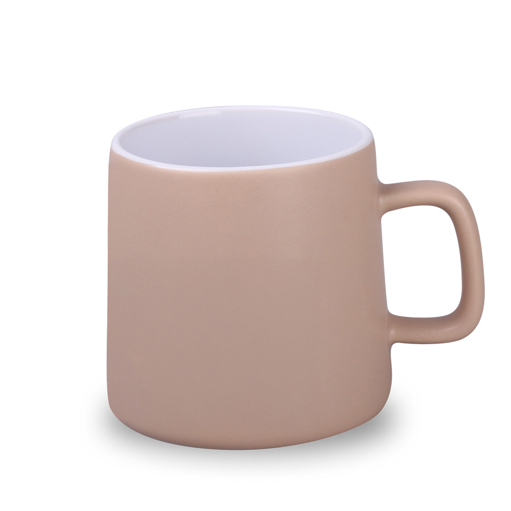 Becher Eden 370ml cremig/weiß