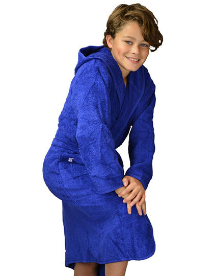 ARTG - Boyzz&Girlzz® Hooded Bathrobe - True Blue, True Blue