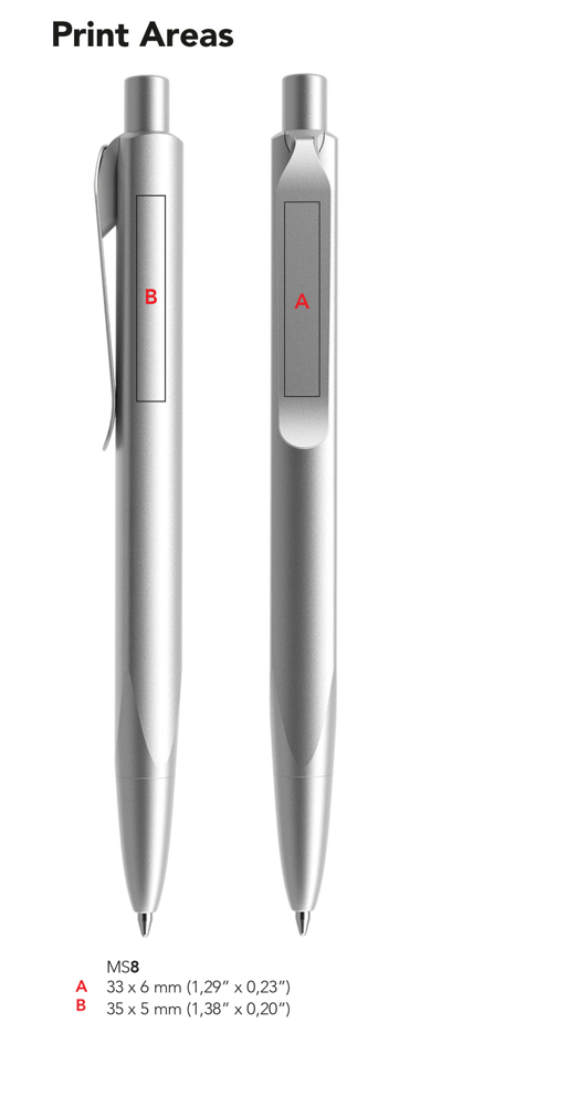 Prodir MS8 MetalSilk