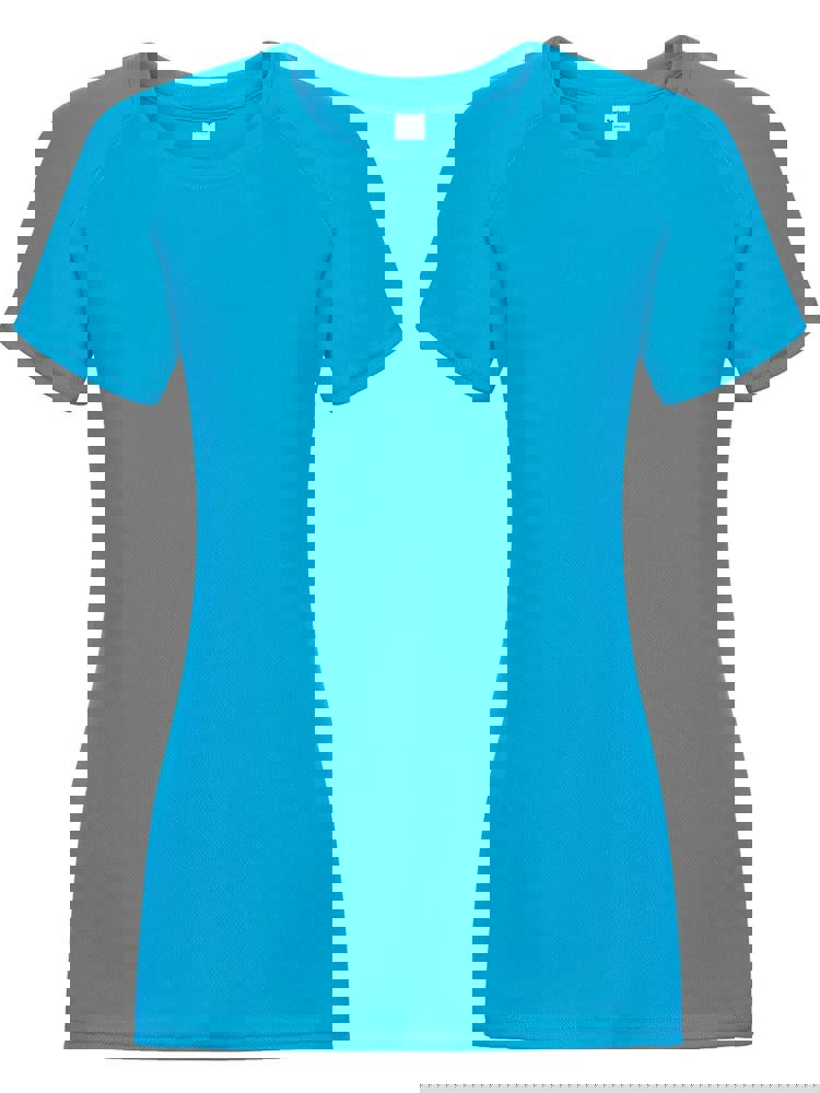 SP Run Damen Sportshirt, 140 g/m² - Turquoise Blue