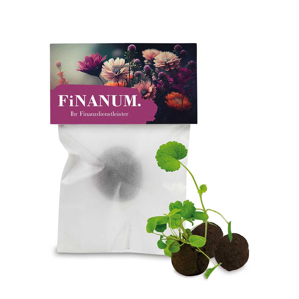 Flower-Balls im Pergamintütchen - Individuell