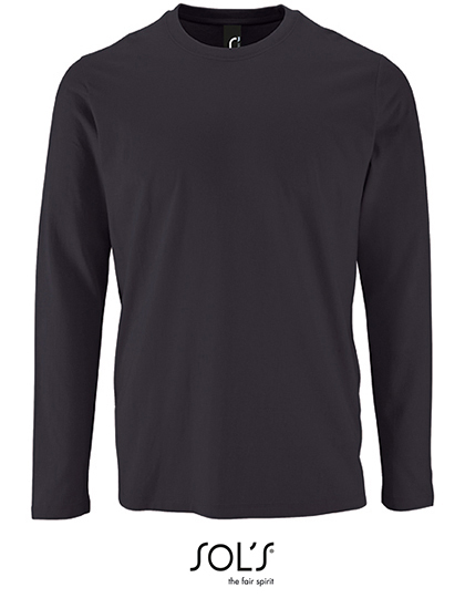 SOL´S - Men´s Long Sleeve T-Shirt Imperial - Mouse Grey (Solid)