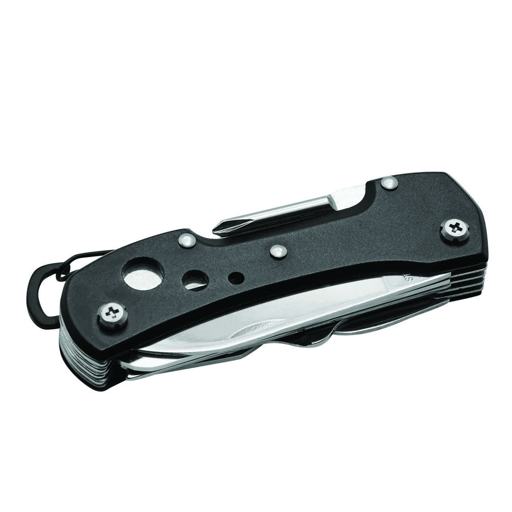 STRONG HELPER - Taschenmesser, 12-teilig - Schwarz
