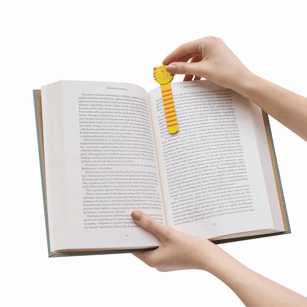 FUNNY ANIMALS - Holz-Lesezeichen, 4-fach sortiert, Preis pro Stück