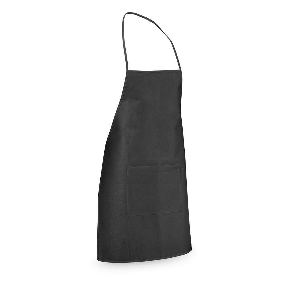 CELERY. Schürze aus Non-Woven (80 g/m²) - Schwarz