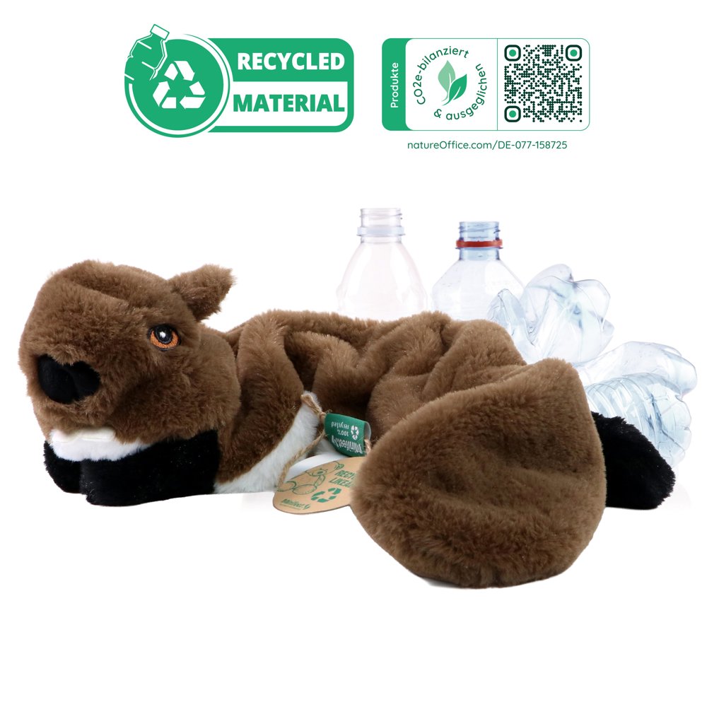 Hundespielzeug RecycelBiber, braun, one size
