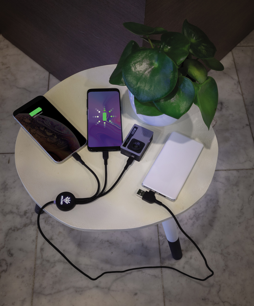 Light-Up Logo 6-in-1 Kabel