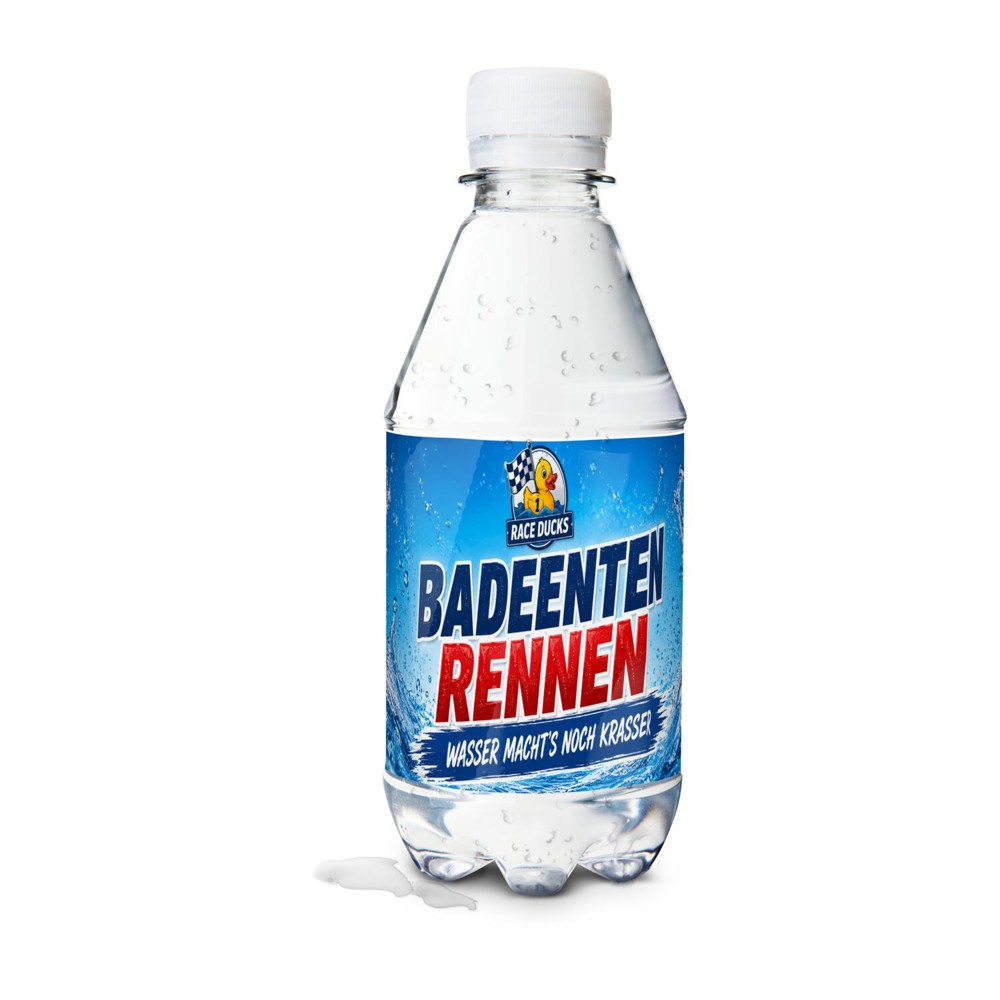 330 ml PromoWater - Mineralwasser, mit Kohlensäure, Hergestellt in Deutschland - Papier-Etikett