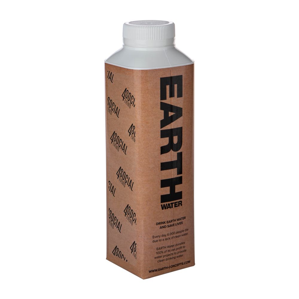 EARTH Water Tetra Pak 500 ml - Braun