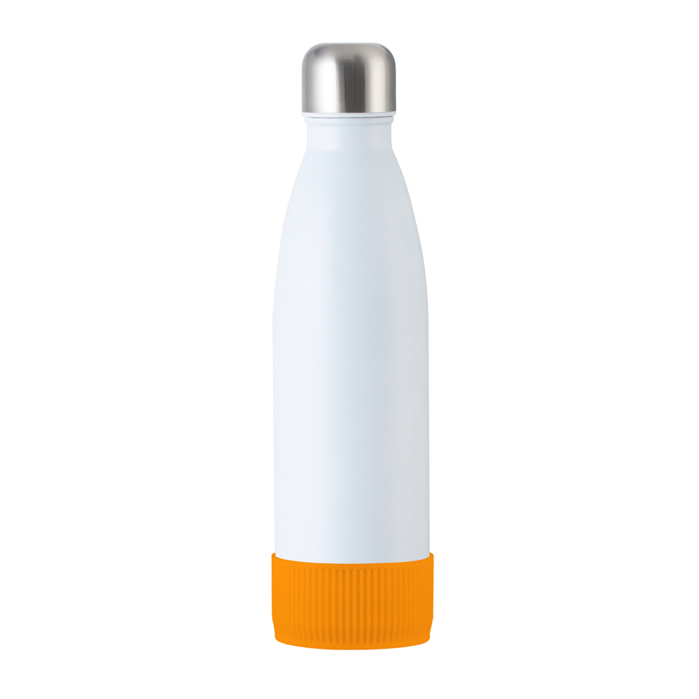 Trinkflasche RETUMBLER-myTOULON - orange, weiß