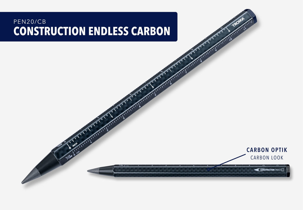 TROIKA Multitasking-Bleistift CONSTRUCTION ENDLESS CARBON