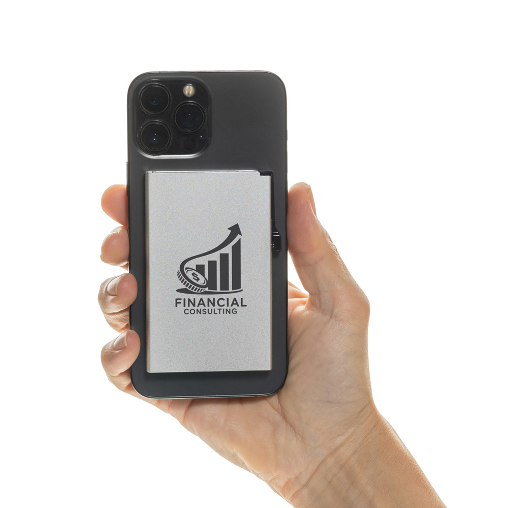 Magnetischer RFID-Kartenhalter aus Aluminium für Smartphones