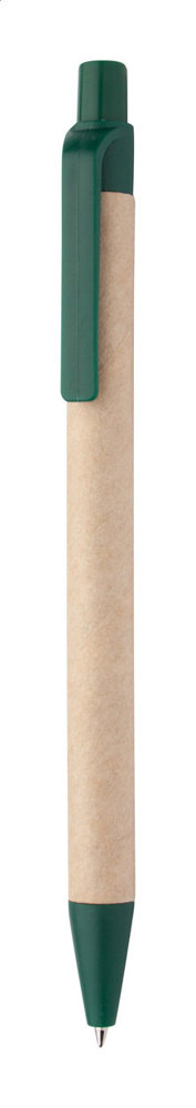 Papper - Kugelschreiber - grün/natur