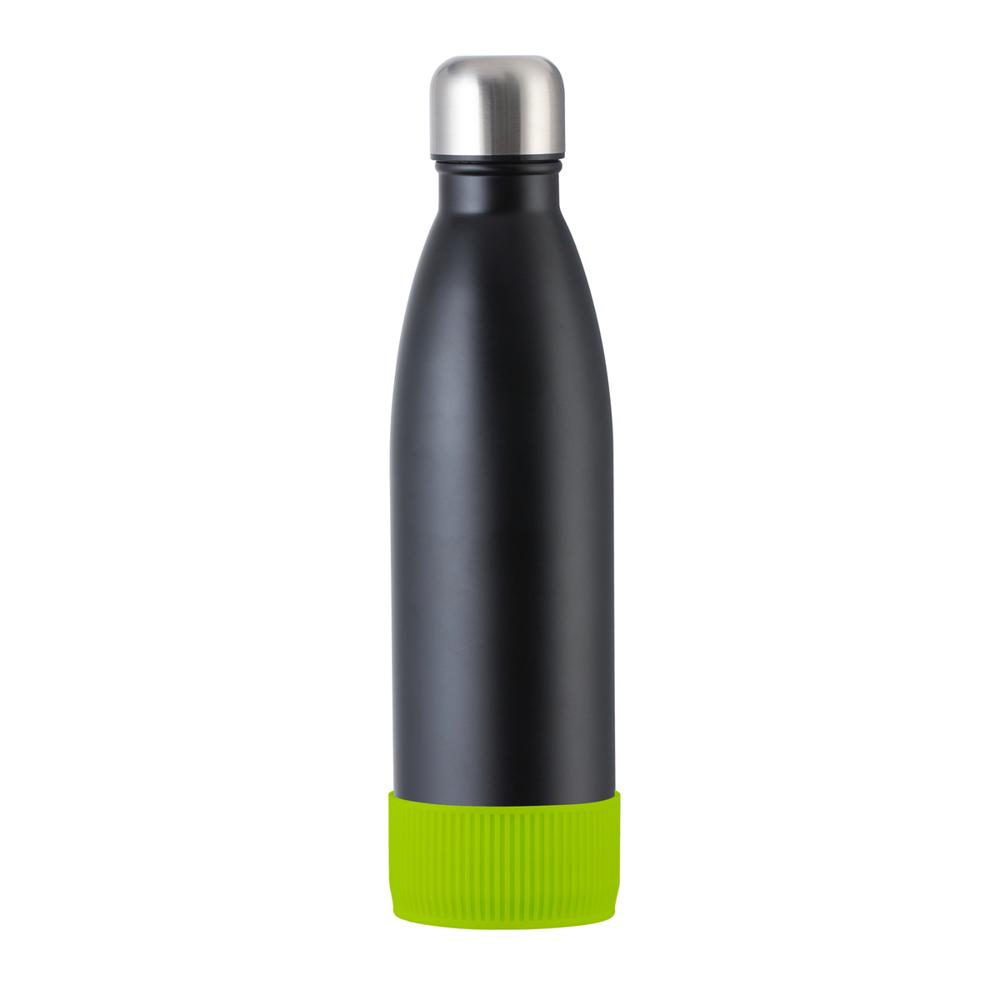 Trinkflasche RETUMBLER-myTOULON - hellgrün, schwarz, silber