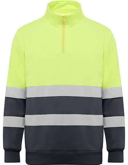 Roly Workwear - Sweatshirt Spica - Lead 23, Fluor Yellow 221