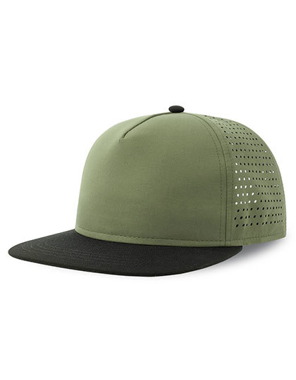 Atlantis - Bank Five Cap Recycled - Olive, Black