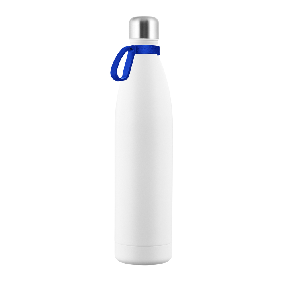 Thermotrinkflasche RETUMBLER-NIZZA XXL - blau, silber, weiß