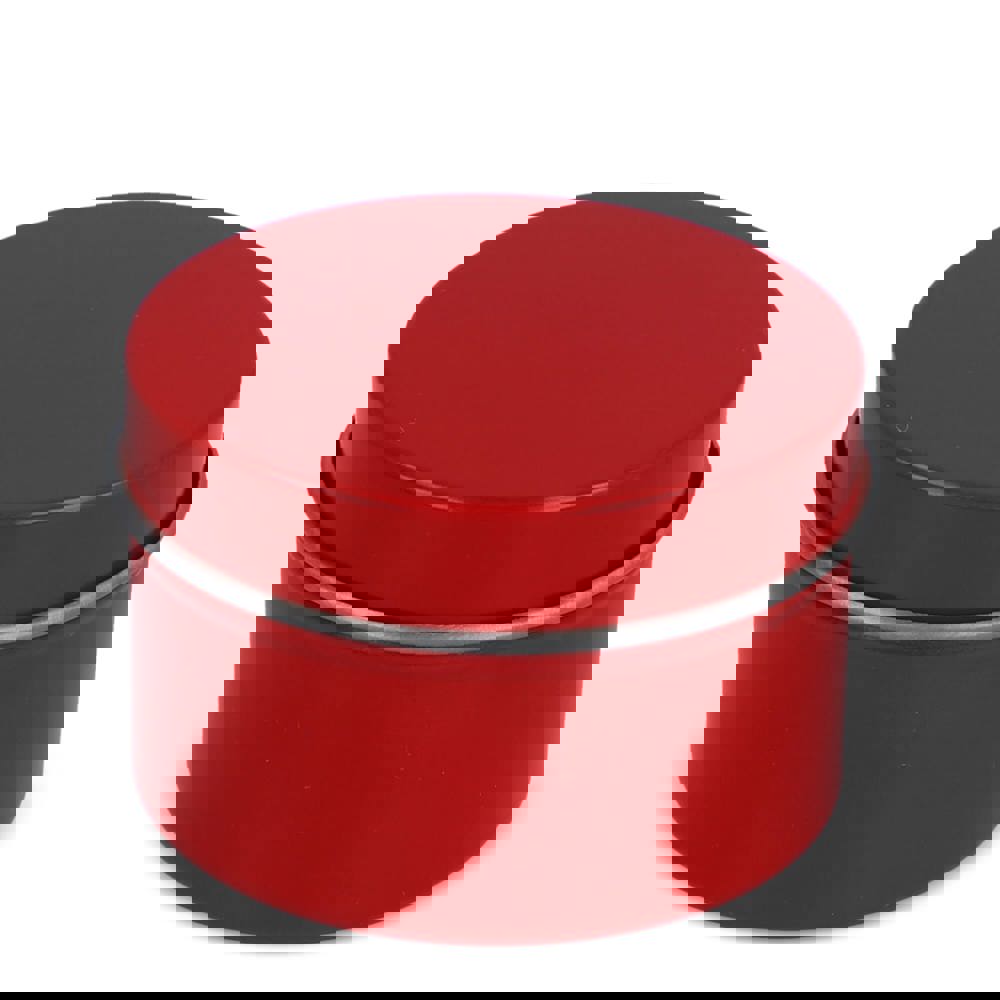 Dhyana-Duftkerze auf Pflanzenbasis in recycelter Dose - Rot