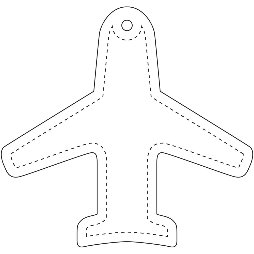 RFX™ H-09 Reflektierender PVC-Anhänger Flugzeugs