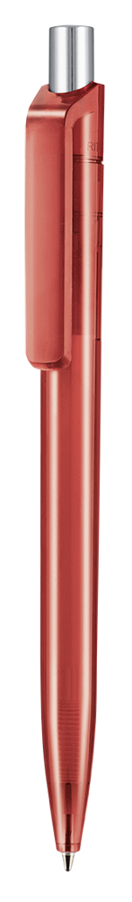 Kugelschreiber INSIDER TRANSPARENT M - feuer-rot TR/FR