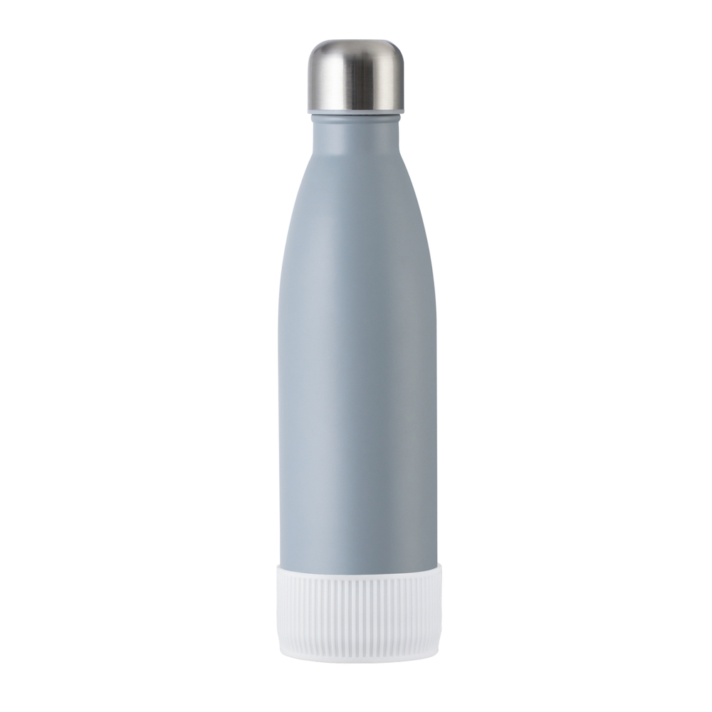 Trinkflasche RETUMBLER-myTOULON - weiß, grau