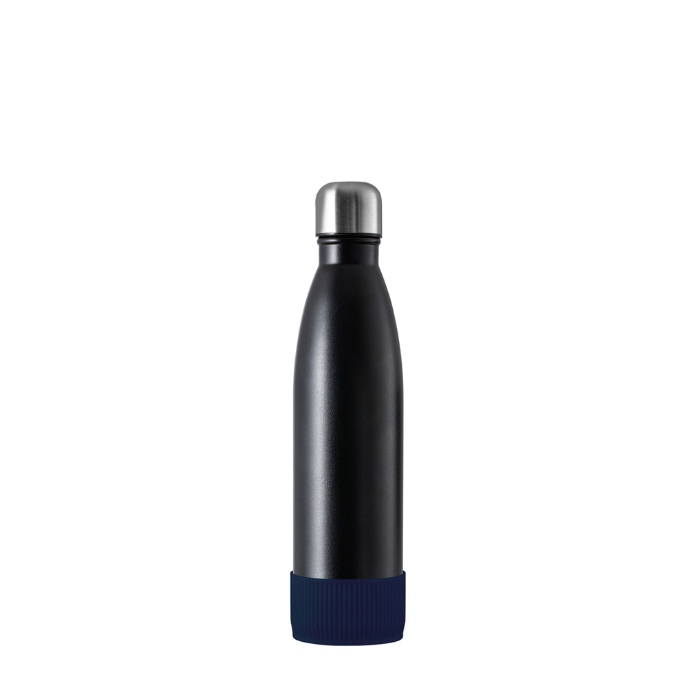 Thermotrinkflasche RETUMBLER-NIZZA - schwarz, silber, dunkelblau
