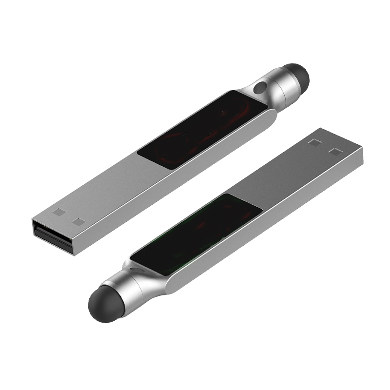 USB-Stick LED 06 USB 2.0 COB   8 GB SilberUSB 2.0 Flash Disk 8 GB