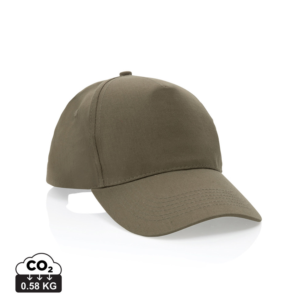 Impact 5 Panel Kappe aus 190gr rCotton mit AWARE™ Tracer