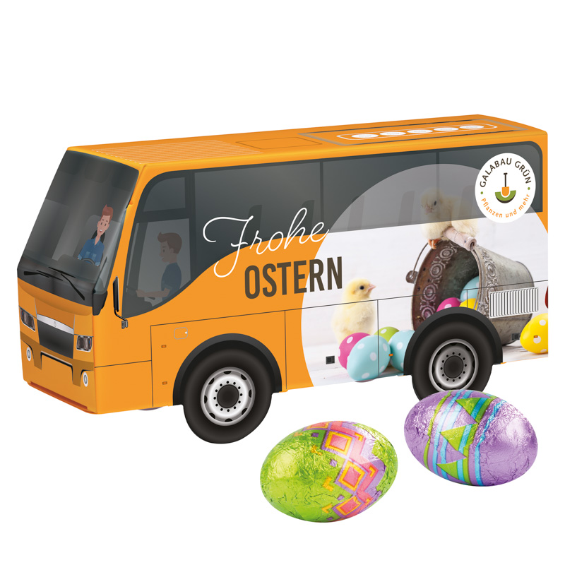 3D Präsent Bus Ostern
