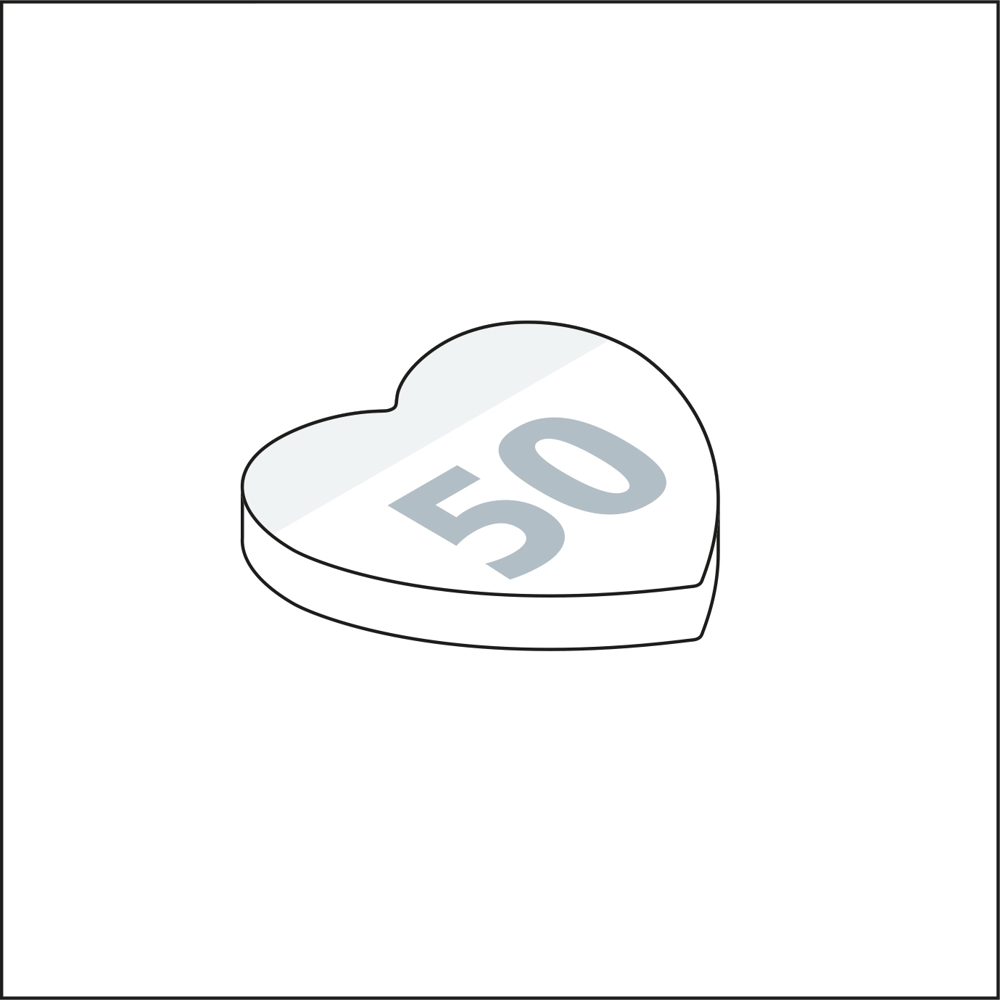 Haftnotizblock Form 100 × 72 mm, 50 Haftzettel, Sprechblase