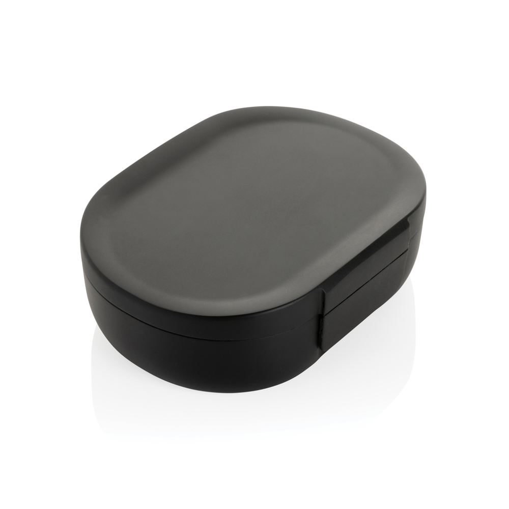 Avira Atlas Lunchbox aus RCS recyceltem PP 700ml - schwarz (± PMS Black)