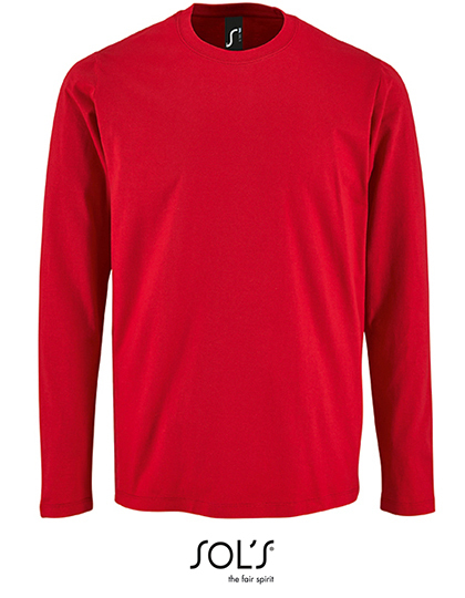 SOL´S - Men´s Long Sleeve T-Shirt Imperial - red