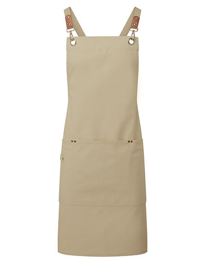 Premier Workwear - Clip ‘n’ Clasp Cross-Back Bib Apron