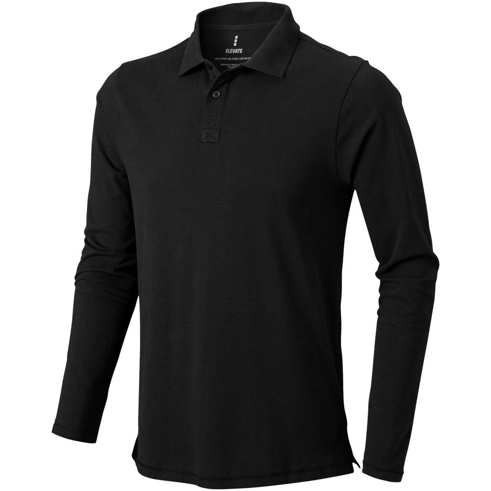 Calgary Langarm Poloshirt für Herren