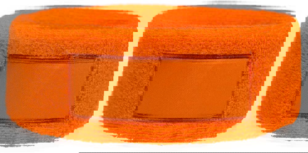Frottier Stirnband mit Label - Orange (PMS 165c) / Orange